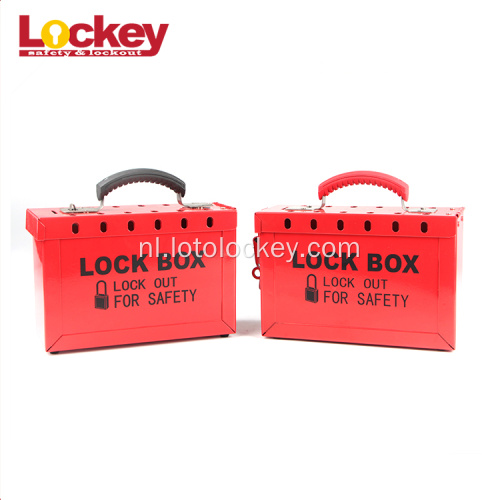 Safety Steel Lockout Tagout Box voor Master hangslot